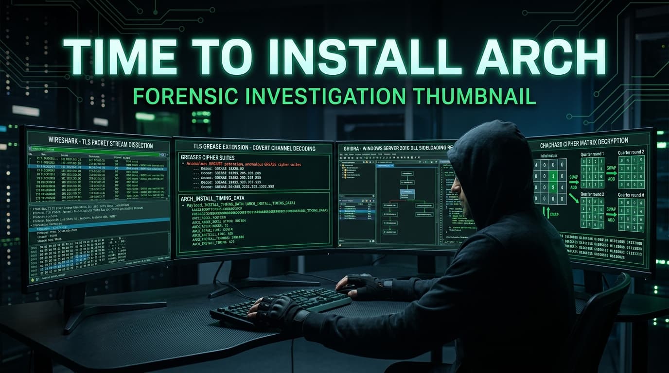 Time to Install Arch